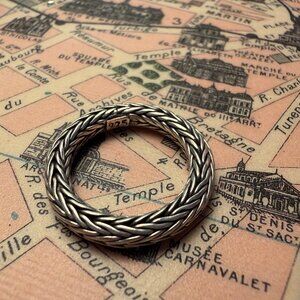 Braided sterling band ring from Bali - size 7